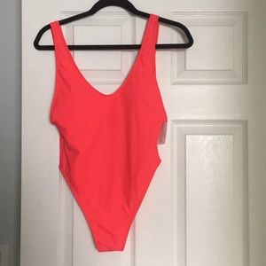 One piece coral swimsuit -LAST CHANCE! Make offer!